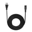 TPLTECH 15Ft Extra Long Power Cord for Samsung TCL LG Insignia Sony TV, Xbox Series X/S, Xbox One S/X, PS5/PS4, 2 Prong Universal Power Cable Replacement