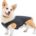 IVDD Back Brace for Dogs, Flexible Pet Dachshund Back Supporting Vest, Dog Back Bracer for Small Pet with Arthritis, Back Pain,Herniated Disc,Spinal Surgical Recovery (L)