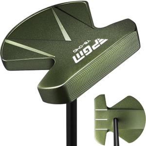 PGM Zero Torque Putter Golf Club for Men and Women Right Handed, High Forgiveness and Low Deviation Face Balanced Square to Square Putter, 34"