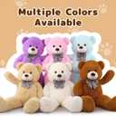 MaoGoLan Giant Brown Teddy Bear 4 Feet,Adorable and Cuddly Big Bear Stuffed Animal 47", Classic Teddy Bear Plush Gift Decoration for Baby Shower,Party,Birthday,Valentines Day