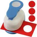 Ecohu Circle Hole Punch for Craft Sizeout 1inch, Paper Punch Shapes, Craft Lever Punch Handmade, Tool for Scrapbook, Festival Cards, DIY Arts. Use 80-200g Craft Paper.