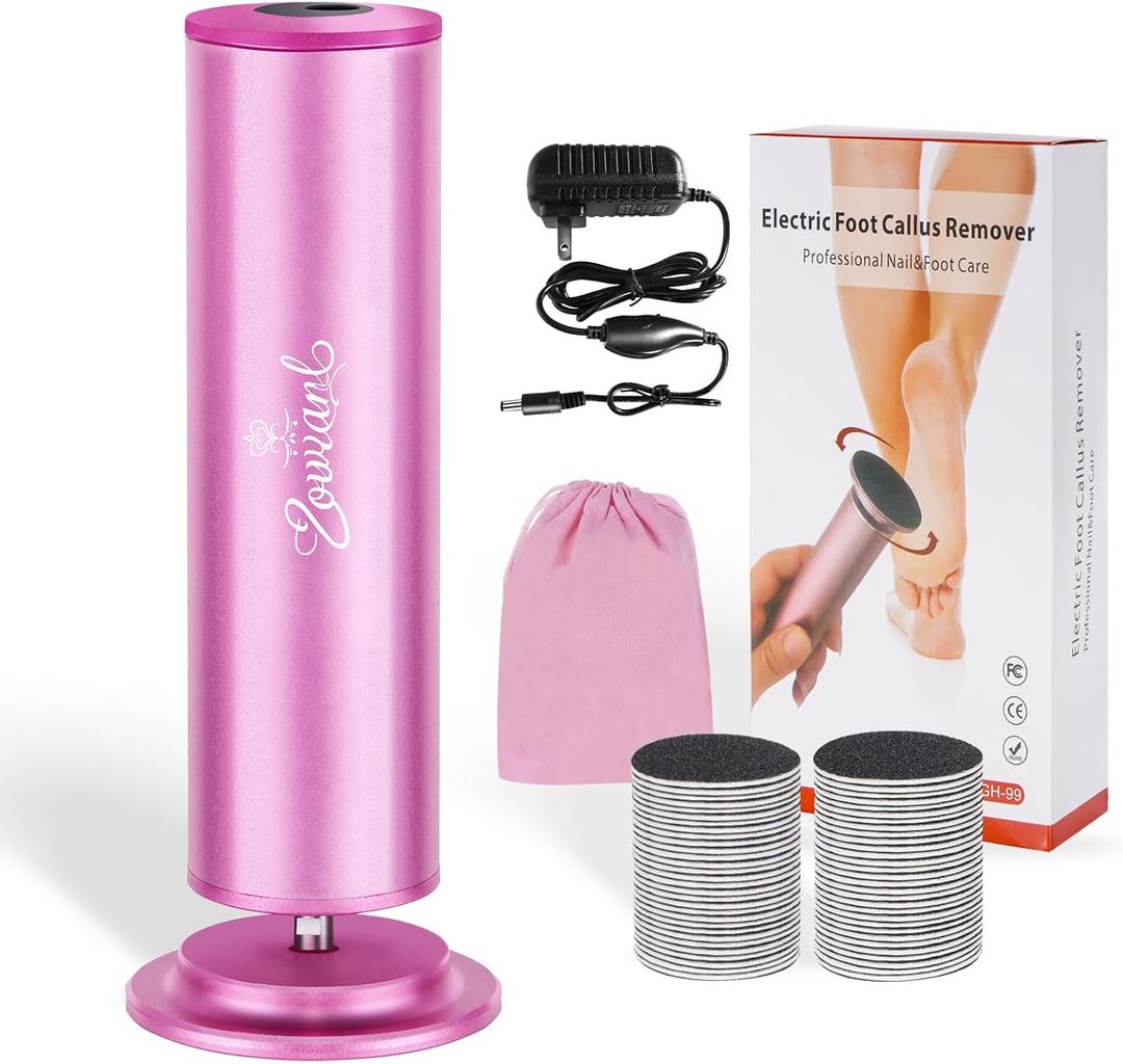 Electric Foot File Remover  Foot Callus Remover Professional Foot File & Sander, Adjustable Speed Pedicure Tool for Smooth Feet, Plug-in Calloused for Home & Salon Use
