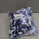 2 x 33FT Christmas Garland, Blue and Silver Tinsel Garland Shiny Hanging Garland for Home Tree Door Mantle Indoor Outdoor Holiday Xmas Party Decor