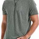 KLIEGOU Men's T-Shirts - Premium Cotton Crew Neck Tees (XX-Large, 2166 Dark Grey)