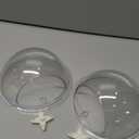 MeiBoAll 2Pcs 6in Wall Fish Bowl, 230ML Clear Acrylic Betta Fish Tank, Wall-Mounted Aquarium, Planter