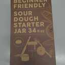 Superbaking Sourdough Starter Jar, Beginner Sourdough Starter Kit, 34oz Wide Mouth Sour Dough Glass Jar with Guides & Recipes, Sourdough Bread Baking Supplies, Sourdough Container Crock