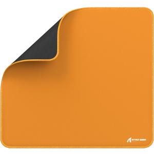 ATTACK SHARK CM02 Gaming Mouse Pad for Esports Speed Large Mouse mats for Desk Waterproof Surface Stitched Edges and Anti-Slip Rubber Base Size L Laminate 17.72 x 15.75 x 0.16 Orange