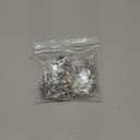 Hicarer 3 Pieces ID Badge Beaded Lanyard Necklace with ID Holder Clip Stainless Steel Beaded Chain Lanyard Necklace for Women Retractable Badge Reel Valentine Present