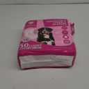 American Kennel Club Female Dog Wrap, Disposable Diapers with Wetness Indicator, Large, 50 Count (LG Waist Size 18 - 27 in)