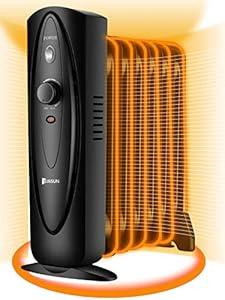 JASUN Oil Filled Radiator Heater, Adjustable Thermostat, Portable Space heater, Quiet Heater with Tip-over & Overheating Functions
