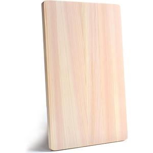 YAMASAN KYOTO UJI Japanese Hinoki Cutting Board - Medium- Natural Cypress Wood Cutting Board, Kitchen Chopping Board, High Durability, Made in Japan (15.358.660.59 inch) (Medium)