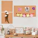 6 Pack Self-Adhesive Square Cork Boards for Wall with 100 Push Pins for Bulletin Boards Cork Wall Home School Office Decorative12"x12"x1/4"