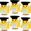 Graduation Gifts Set Class Of 20266 Pcs Positive Ducks With Grad CapFunny Gifts For High School College For Her Girls Him BoysHandmade Inspiring Emotional Support Positive Crochet Animals (Duck)
