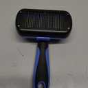 Swihauk Self Cleaning Slicker Brush - Skin Friendly Deshedding Grooming Tool for Dogs & Cats, Suitable for Shedding & Haired Pets, with Pet Supplies Accessories, Blue