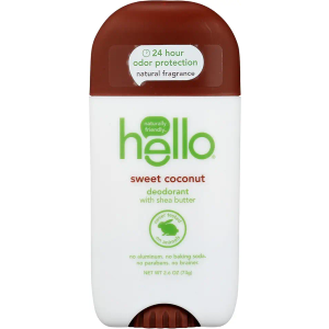 Hello Sweet Coconut Deodorant, 2.6 Oz, 2 Pack
