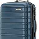 Samsonite Omni 2 Domestic Carry-On Luggage - 22x14x9 Airline-Approved - Features Expandable Polycarbonate Shell, 360° Wheels, TSA Lock  Nova Teal, Carry-on Spinner