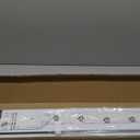 LazBlinds No Tools No Drill 1" Vinyl Mini Blinds, Cordless Blinds for Windows, Light Filtering Horizontal Window Blinds & Shades, 38" W x 64" H, White (Cordless-white)