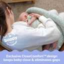 Boppy Complete Nursing Pillow, Breastfeeding & Bottle Feeding Ergonomic 2-in-1 Feeding Pillow with Removable Belt, CloseComfort No-Gap Design, Full-Length Bolster, Washable Cover-Green Sage Vines