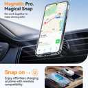 CANSHN Designed for Samsung Galaxy S25 Plus Case (2025) [Full Camera Protection] [Compatible with Magsafe], Crystal Clear