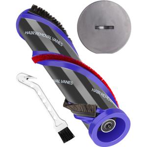 For Dyson Roller Brush Replacement: Roller with End Cap for Dyson V11 FluffyExtra, V15 DetectFluffy, V11 Absolute and V15 Detect, High Torque Brush Bar Replace Part 971655-01 and 970135-01 (Upgraded Version Anti-Tangle Brush)