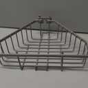 Stainless Steel Shower Caddy Corner Basket Shelf Bathroom Organizer Wall Mounted Storage, Brushed Nickel