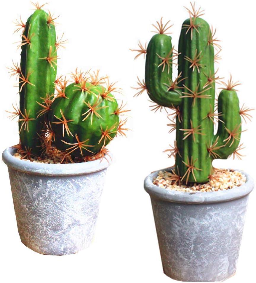 Artificial Succulent Plants,Fake Cactus Decorative Plants - Artificial Cacti with Gray Pots Planters,Artificial Faux Cactus for Home Dcor House Office Ornaments Artificial Succulent Plants,Fake Cactus Decorative Plants - Artificial Cacti with Gray Pots Planters,Artificial Faux Cactus for Home Dcor House Office Ornaments
