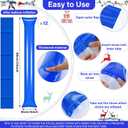 Sosation 36 Pcs Mexico Party Supplies Team Spirit Soccer Accessories Cheerleading Pom Poms Hand Clappers Party Favors and Thunder Sticks Noise Makers for Sporting Events