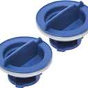 BlueStars WPW10077881 Dishwasher Rinse Aid Cap - Ultra Durable Dispenser Cap - Compatible with Whirlpool KitchenAid Dishwashers - Replaces W10077881 PS11748135 AP6014865 - Pack of 2