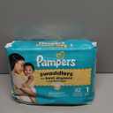 Pampers Swaddlers Diapers, Size 1 (8-14 lbs), 32 Count, Absorbent, Keeps Baby Dry and Comfortable, Skin Safe Disposable Baby Diaper 