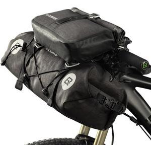 ROCKBROS Waterproof Handlebar Bags 12L-20L Bikepacking Bags Front 2 Dry Packs for MTB Road Bicycles Bikepacking Accessories
