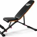 Adjustable Workout Bench for Home Gym Foldable Weight Bench Incline Decline Flat for Full Body Strength Training | Compact Exercise Bench for Dumbbell & Fitness Workouts by Energi Core