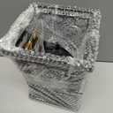 DECORKEY Halloween Decorations Indoor, 14.7" Decorative Spider&Pumpkin Candle Lantern with 78" LED Lights(8 Modes), Hanging Spooky Halloween Lanterns, Outdoor Home Room Door Party Decor