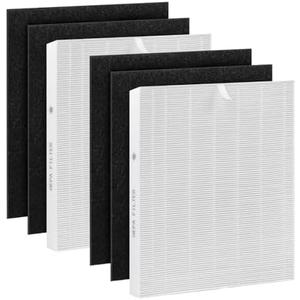 Fylmir AP-1512HH Replacement Filter Set for Coway Airmega AP-1512HH & 200M Air Purifiers – 2 Pack True HEPA Filters and 4 Activated Carbon Pre-Filters, Long-Lasting Air Purifier Filters
