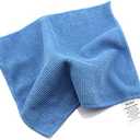 Microfiber Cleaning Cloths - 6 Pack, Blue, 6"x 7" Inch