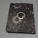 Kidcube for iPad 5th Generation Case 2017/Air 1st 2013/Pro 9.7 Inch Case 2016 - Women Girls Cute Rotating Stand Folio Cover with Pencil Holder & Card Slot Girly Sun Moon Stars Teens Design Cover