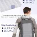 8 PCS 36 Grids Bead Organizer Box Plastic Box Clear Box Organizer 3600 Tackle Box Organizer Bead Containers Plastic Organizer Compartment Organizer Box Jewelry Earring Organizer (8 Pcs)