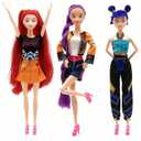 3Pcs Demon Hunters Toys Action Dolls Set, 11.5-inch Poseable Dolls with Movable Joints, Collectible Model Toys for Fans and Kids Game Gift