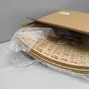 OIAHOMY Christmas Tree Collar, Wicker Holiday Tree Skirt & Stand Base Cover,Paper Rope Christmas Decor, Natural-27 inch (X-Large)