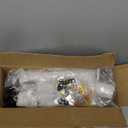 SineRise Plug-in Sputnik Chandeliers Brushed Nickel, 8 Lights Modern Sputnik Lighting Fixture with Adjustable Height for Dining Room, Living Room, Kitchen, Bedroom and Hallway