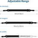 Adjustable iPad Binocular Camera Strap, Comfortable Shoulder Strap Nylon Neck Lanyard for iPad/Samsung Tablet Case,Crossbody Laptop Luggage Bag(Light Black)