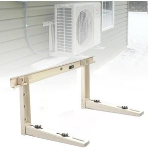 Wall Mounting Bracket for Mini Split AC – Heavy Duty Steel Support for 9,000–36,000 BTU Units – 550lbs Capacity – Rust-Proof Powder Coated, Outdoor Condenser Wall Mount