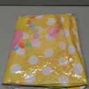 Horaldaily Valentine Tablecloth 6084 Inch Rectangular, Candy Love Hearts Dots Yellow Washable Table Cover for Party Picnic Dinner Decor
