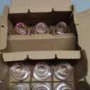 36 PCS Glass Taper Candle Holders Bulk Pink Candlestick Holders Clear Short Tapered Candle Stick Holder Decor Set for Table Centerpiece Wedding Party Advent Christmas Home Decorations