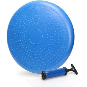 WIWAPLE Wiggle Seat, Inflatable Stability Balance Disc Wobble Cushion, Balance Disc Wiggle Seat, Flexible Seating Classroom with Free Air Pump Sensory Kids (Office & Home & School) (Blue)