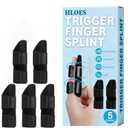 5PCS Trigger Finger Splint, Finger Braces Joint Stabilizer, Adjustable Mallet Splint and Hand Brace, Finger Straightener for Arthritis Fits Thumb, Index, Middle, Ring and Pinky Finger 5PCS