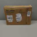 Walkers for Seniors, Folding Walker with Wheels and 2 Skis, Lightweight Rolling Walker Supports Up to 350 Pounds, Adjustable Height, Adult Compact Standard Walkers with Aluminum Frame, Blue