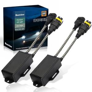 Bestview H8 H9 H11 Canbus Decoder Kits Compatibility Anti Flickering Resistor Warning Canceler Pack of 2