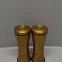 Kyraton Gold Salt and Pepper Shakers, Titanium Plating Stainless Steel Salt and Pepper Grinders Refillable Pepper Grinder, Pepper Mill, Salt Grinder, Salt Shaker, Salt Pepper Shaker Set of 2