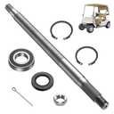 DRIVE UP Golf Cart Rear Axle Shaft with Bearing Seal for 1994.3-2009 EZGO Gas TXT, Medalist, ST, MPT Golf Carts, Passenger Side Rear Spline Axle Shaft Kit OEM# 72057G01 72057-G01 26811-G01