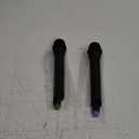 Flutesan 2 Pcs Christmas Microphone Prop Gift Toy for Kids Plastic Fake Microphone Pretend Fun Stage Christmas Cosplay Costume Karaoke Props Birthday Party Favors, 10.4 Inch